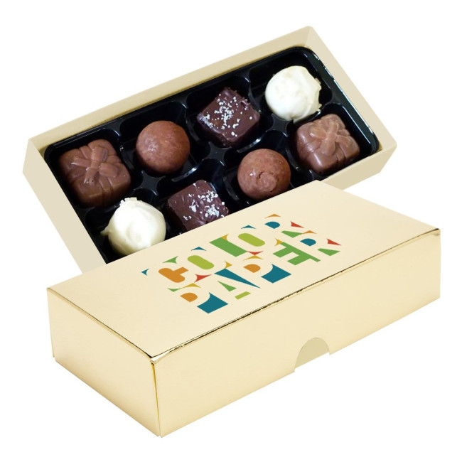 Custom Printed Chocolate box with 8 assorted chocolates and truffles - Image 8