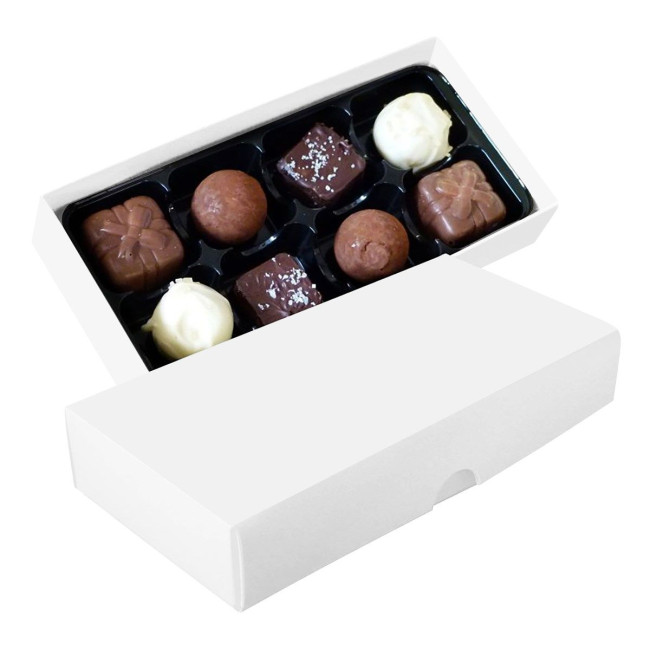 Custom Printed Chocolate box with 8 assorted chocolates and truffles - Image 5