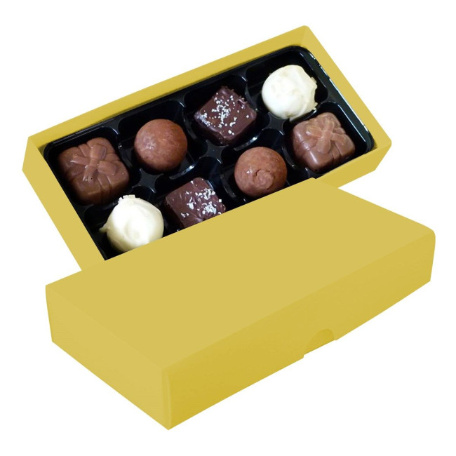 Custom Printed Chocolate box with 8 assorted chocolates and truffles - Image 3