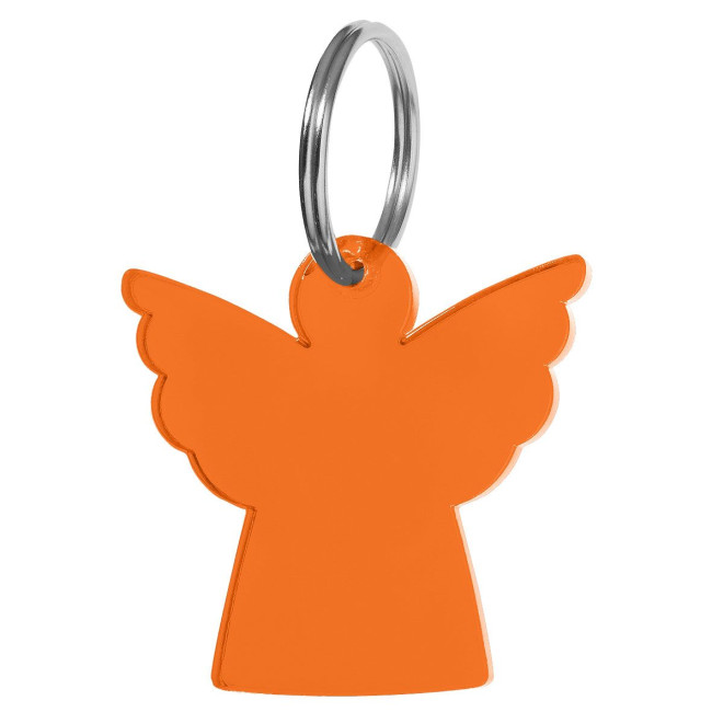 Custom Printed Angel Plastic Keyring - Image 8