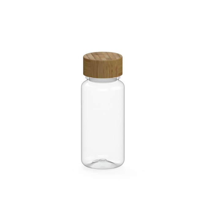 Custom Printed Drink bottle "Natural" clear-transparent, 0.4 l