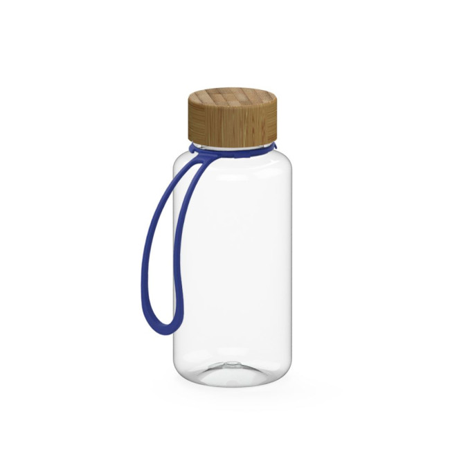 Custom Printed Drink bottle "Natural" clear-transparent incl. strap, 0.7 l - Image 3