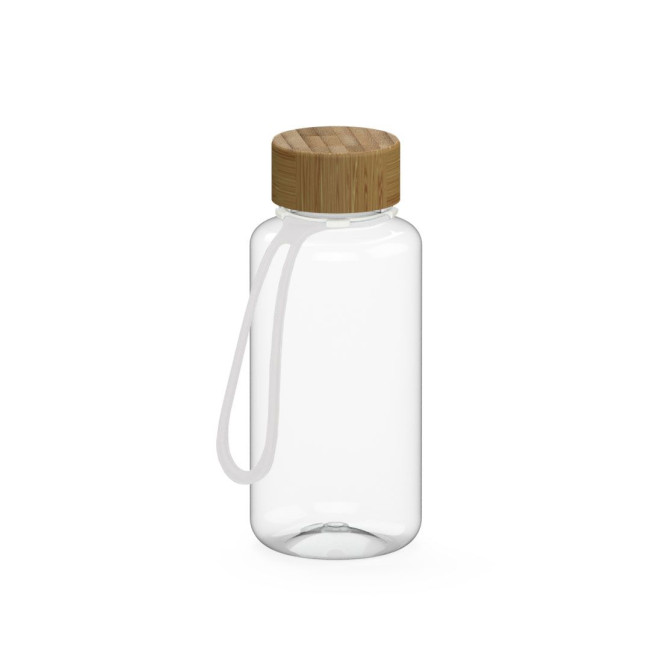 Custom Printed Drink bottle "Natural" clear-transparent incl. strap, 0.7 l - Image 5