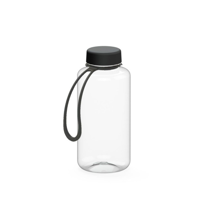 Custom Printed Drink bottle "Refresh" clear-transparent incl. strap, 0.7 l - Image 4