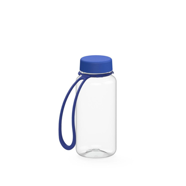 Custom Printed Drink bottle "Refresh" clear-transparent incl. strap, 0.4 l - Image 2