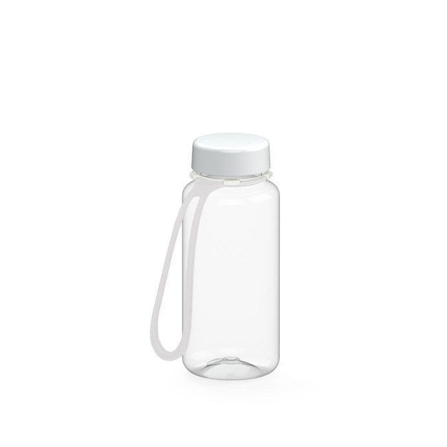 Custom Printed Drink bottle "Refresh" clear-transparent incl. strap, 0.4 l - Image 5