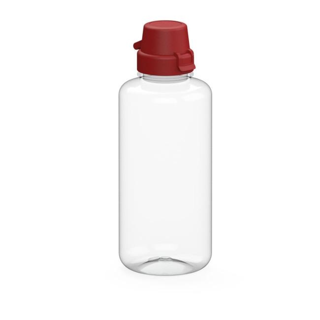 Custom Printed Drink bottle "School" clear-transparent, 1.0 l - Image 1