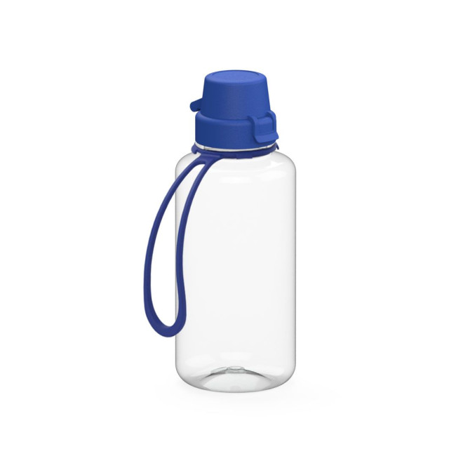 Custom Printed Drink bottle "School" clear-transparent incl. strap, 0.7 l - Image 1