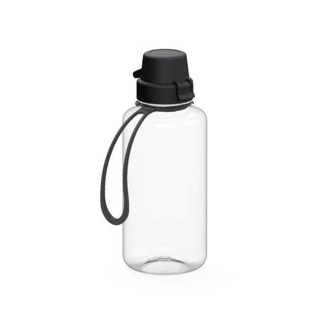 Custom Printed Drink bottle "School" clear-transparent incl. strap, 0.7 l - Image 3