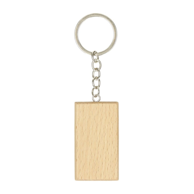 Custom Printed Key ring "Natura", square