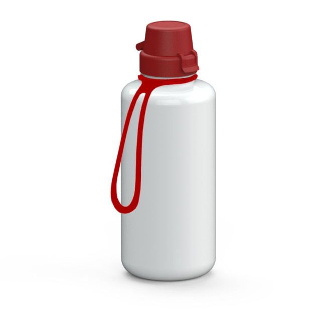 Custom Printed Drink bottle "School" colour incl. strap, 1.0 l - Image 3