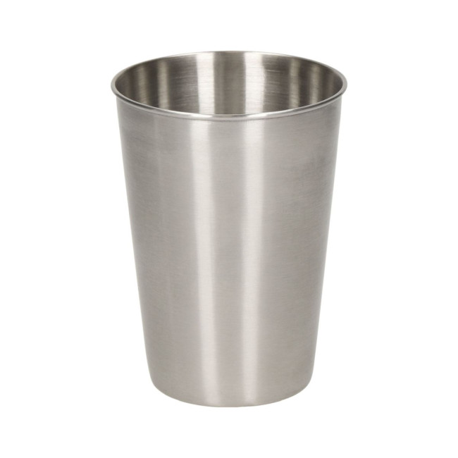 Custom Printed Stainless steel cup "Metallo"