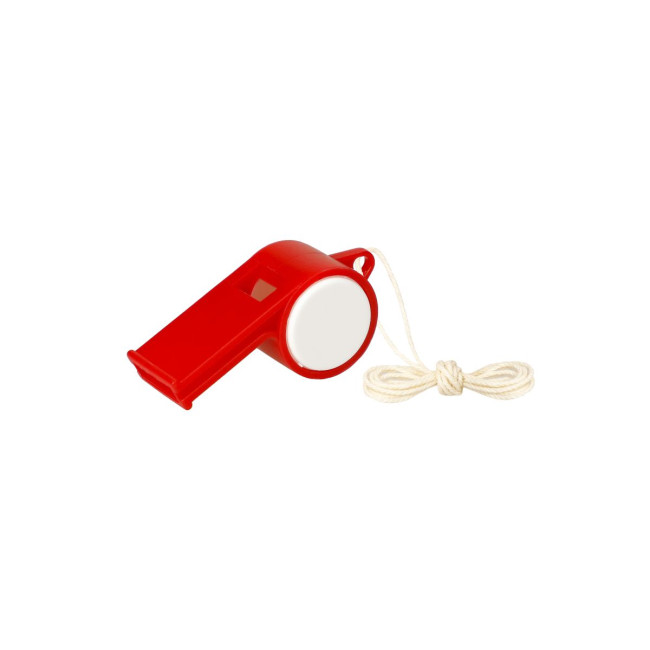 Custom Printed Whistle "Sport" with cord, duo-colour - Image 9