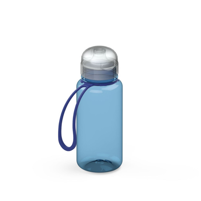 Custom Printed Drink bottle "Sports" colour incl. strap 0.4 l - Image 1