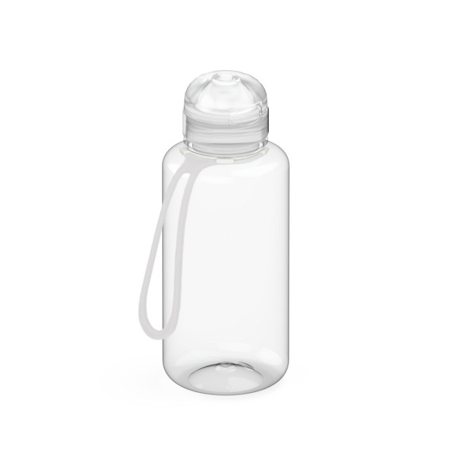 Custom Printed Drink bottle "Sports" clear-transparent incl. strap 0.7 l - Image 1