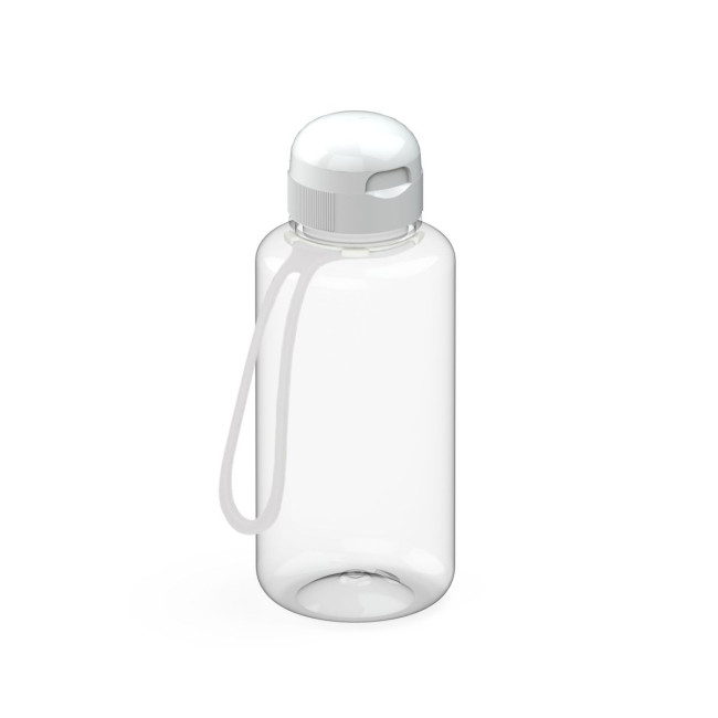 Custom Printed Drink bottle "Sports" clear-transparent incl. strap 0.7 l - Image 3