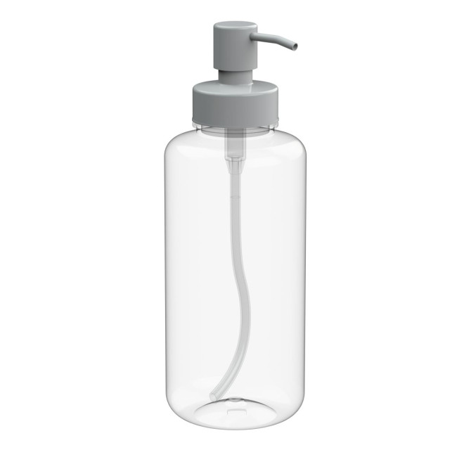 Custom Printed Transparent Deluxe Soap Dispenser 1.0L - Image 1