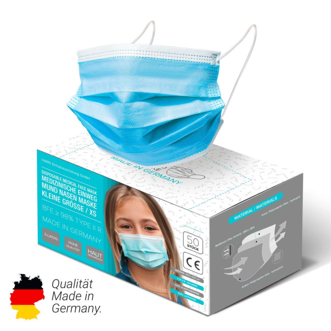 Custom Printed Medical grade child's face mask "OP", pack of 50 - Image 1