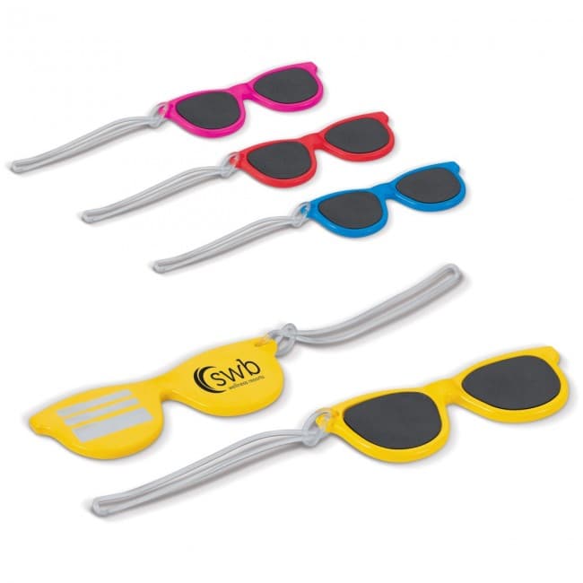 Custom Printed Luggage tag sunglasses - Image 2