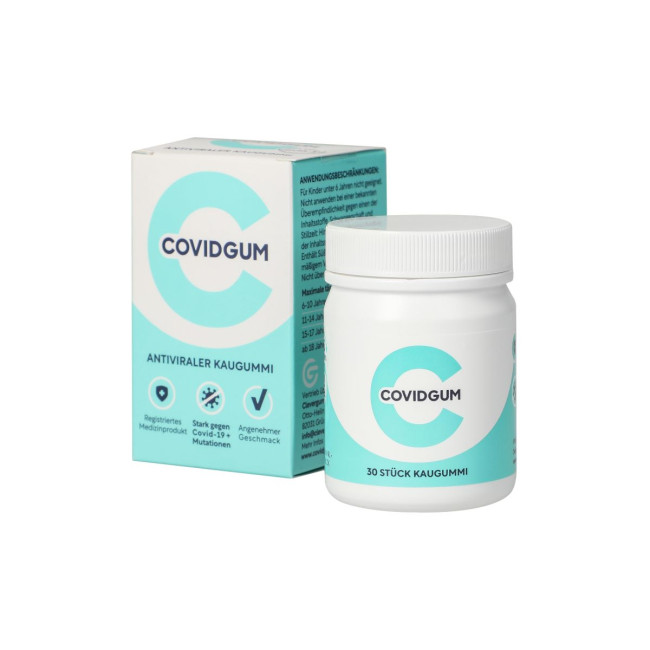 Custom Printed COVIDGUM – Antiviral chewing gum