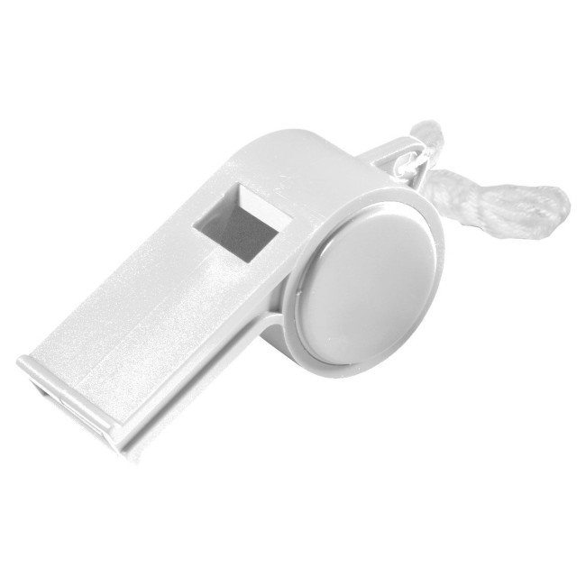 Custom Printed Whistle "Sport" with cord, duo-colour - Image 11