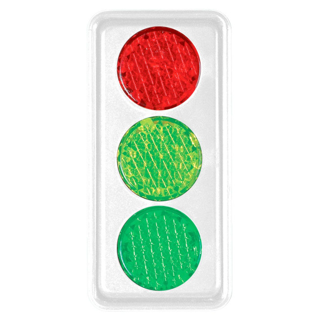 Custom Printed Reflector "Traffic light" - Image 1