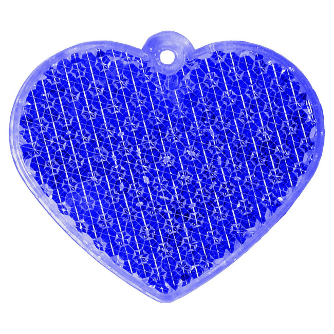 Custom Printed Heart Reflector - Image 1