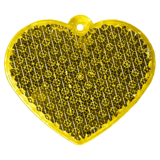 Custom Printed Heart Reflector - Image 3