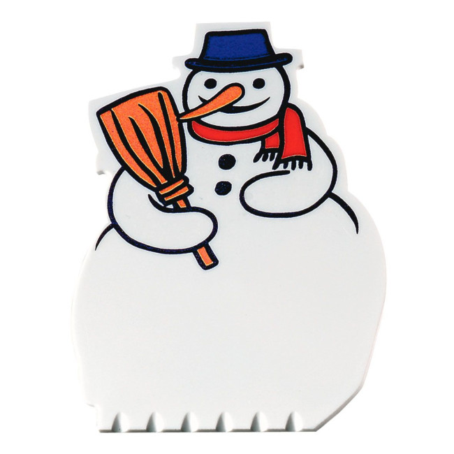 Custom Printed Ice scraper "Snowman"