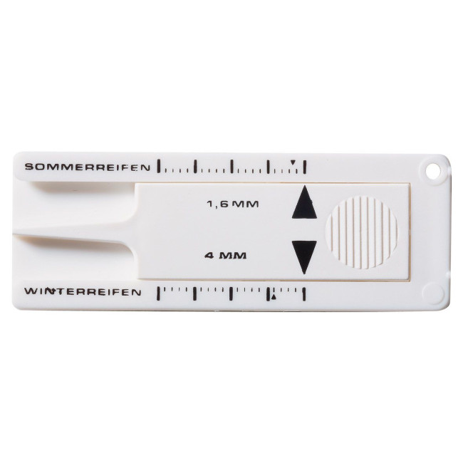 Custom Printed Key Fob Tyre Tread Measuring Device - Image 2