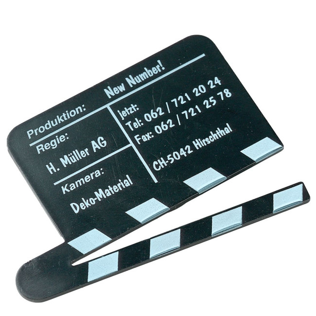 Custom Printed Magnet "Clapper board"