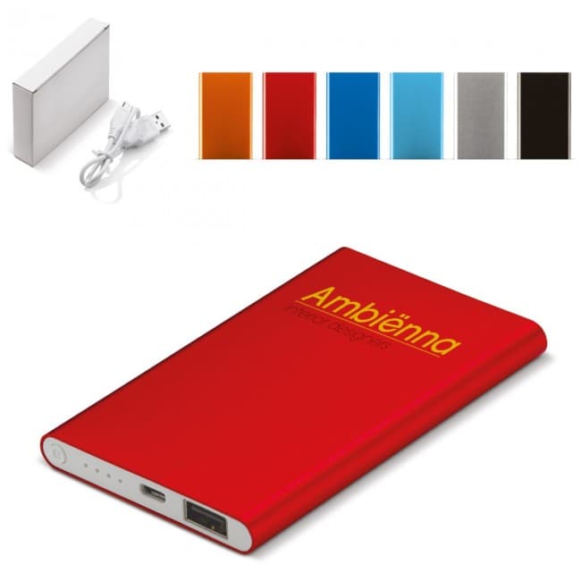 Custom Printed Powerbank slim 4000mAh - Image 2