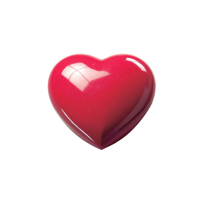 Custom Printed Mini Heart Plastic Bauble - Image 2