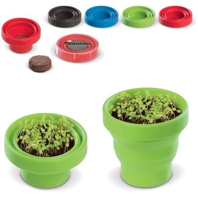 Custom Printed Garden foldable flowerpot with daisies - Image 2