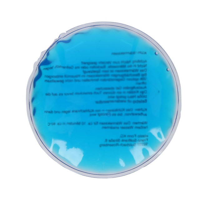 Custom Printed Round Cooling/Heating Pad Blue