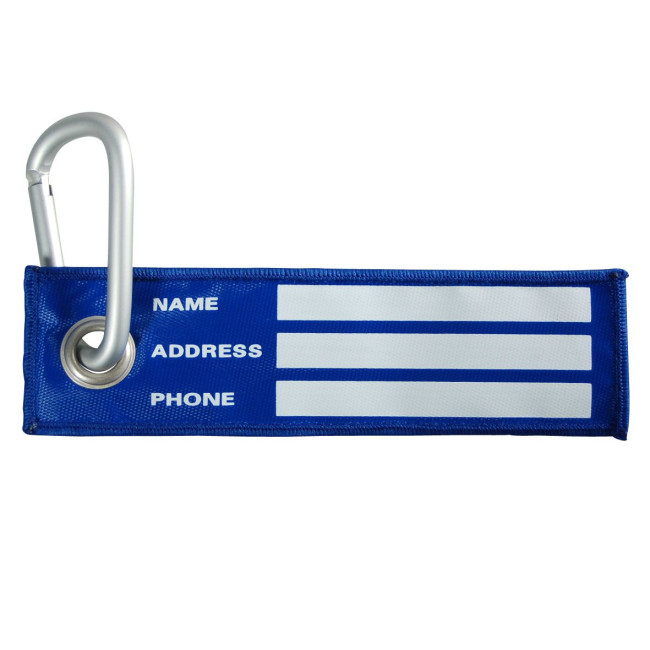 Custom Printed Luggage tag "Carabiner" - Image 1