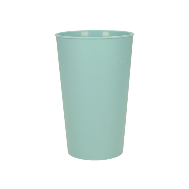 Custom Printed Coloured Eco Cup 0.4L - Image 1