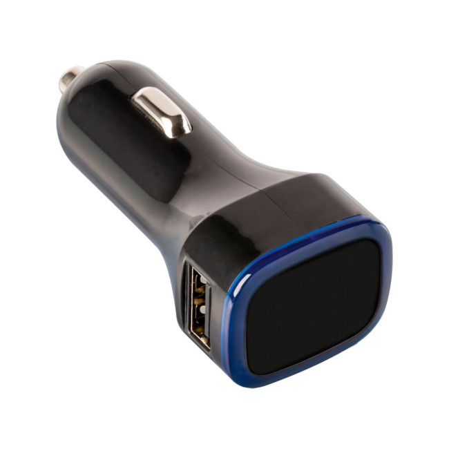 Custom Printed 2 In 1 USB Car Charger Adapter - Image 1