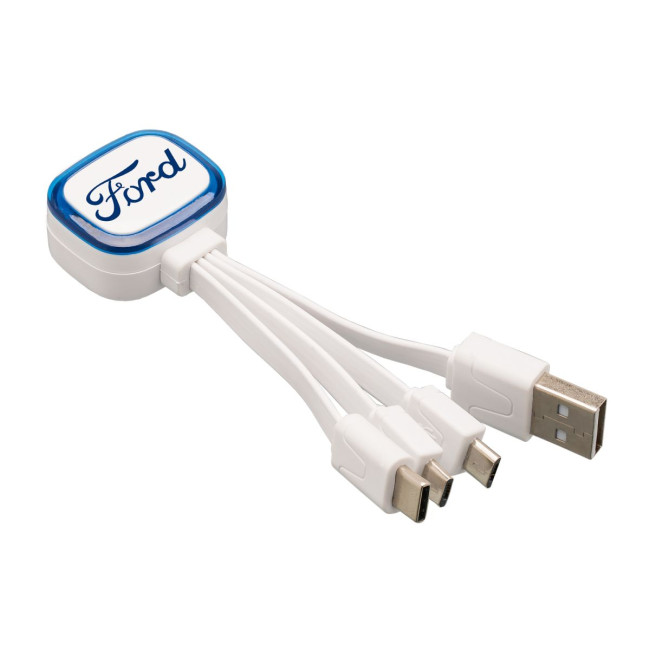 Custom Printed Multi USB Charging Cable - Image 1