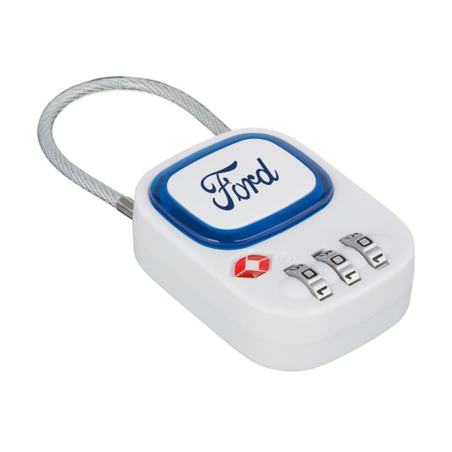 Custom Printed Luggage Combination Lock - Image 1