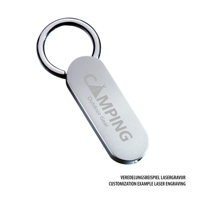 Custom Printed Classic Small Metal Keyring - Image 3