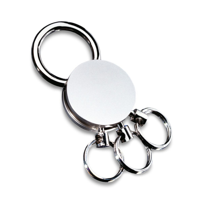 Custom Printed Multi Metal Keyring - Image 1