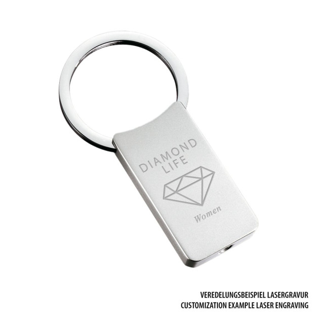 Custom Printed Large Classic Metal Keyring - Image 2