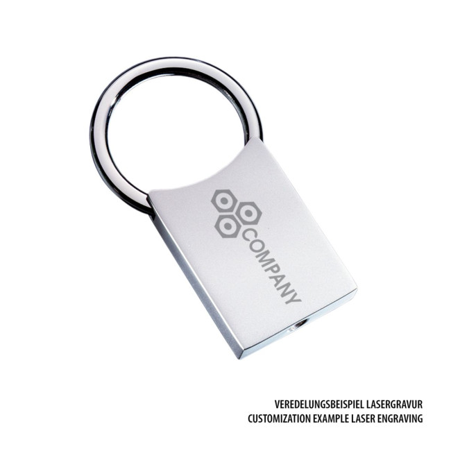 Custom Printed Large Classic Metal Keyring - Image 3