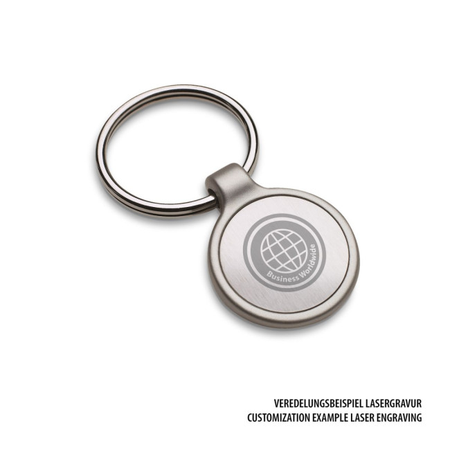 Custom Printed Round Metal Keyring - Image 3