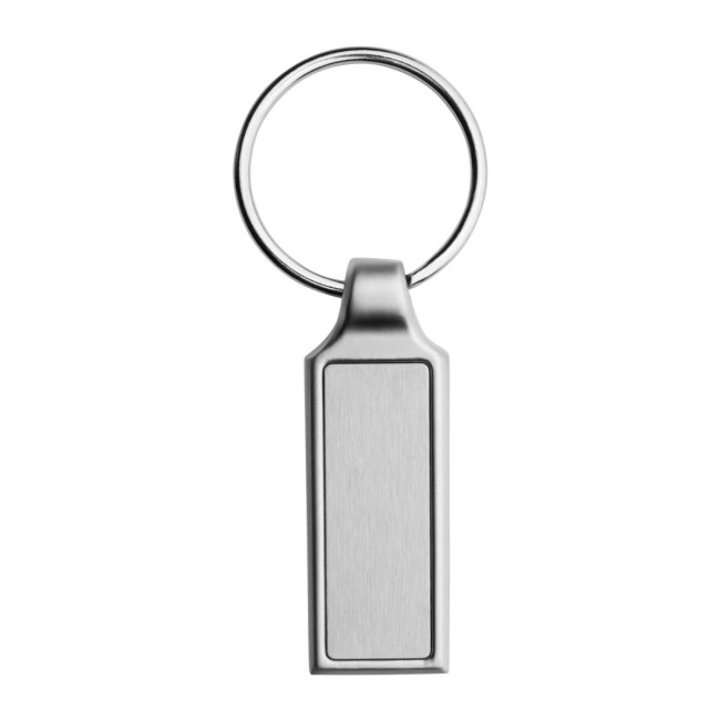 Custom Printed Rectangle Metal Keyring - Image 3