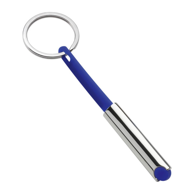 Custom Printed Silicone Metal Keyring - Image 1