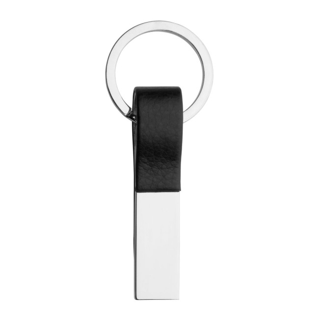 Custom Printed PU Leather Metal Keyring - Image 4