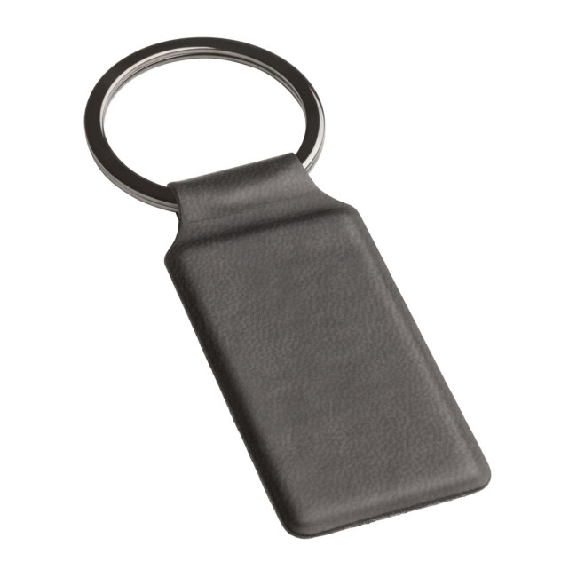 Custom Printed Dakar PU Leather Keyring - Image 2