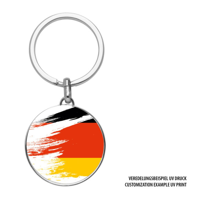 Custom Printed Round Metal Keyring - Image 5